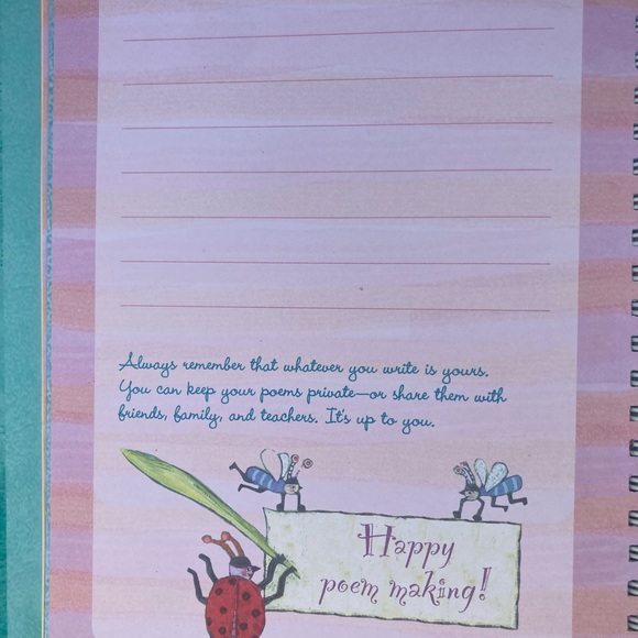 POEM MAKER JOURNAL VINTAGE HARDCOVER LIKE NEW - Picture 6 of 10